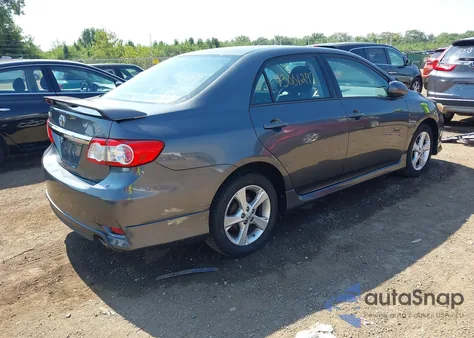 2012 Toyota Corolla S z USA, uszkodzony, nr VIN 2T1BU4EEXCC848552